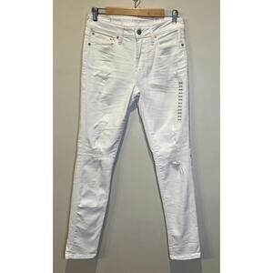 American Eagle Air flex + Athletic Skinny Distressed Jeans Men 29/32‎ White NWT